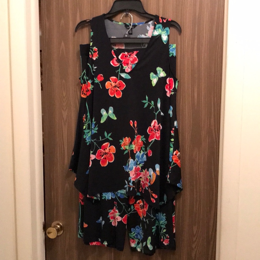 Top and matching knee length pant